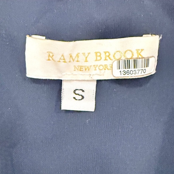 Ramy Brook New York Long Sleeve Sheer Lined Blouson Mini Dress; Size Small - Picture 9 of 9